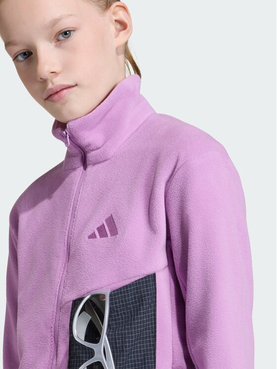 adidas adidas Bluza techniczna Terrex Kids Multi Full-Zip Fioletowy Regular Fit
