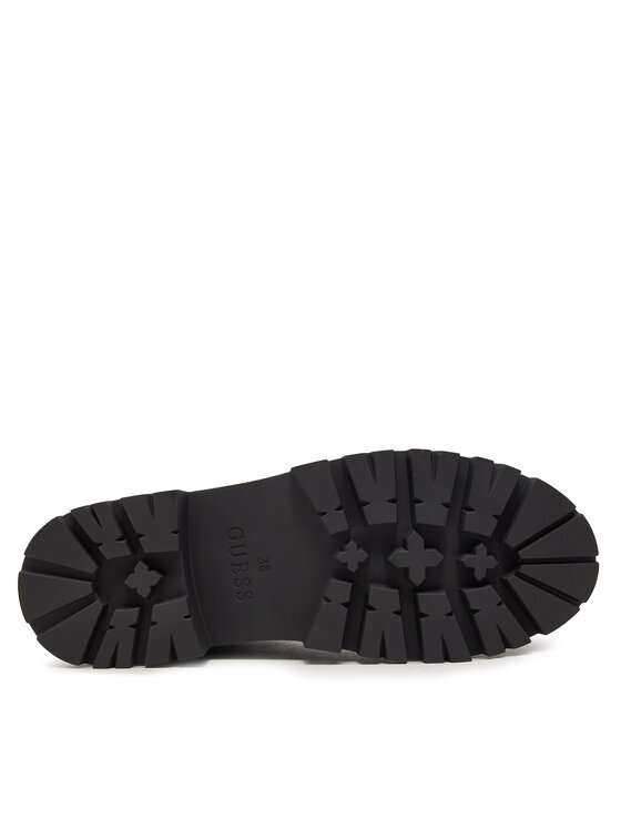 Guess Guess Šnurovacia obuv Vaires FLTSOM PAT10 Čierna