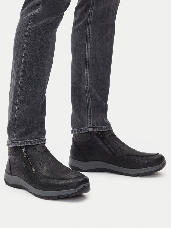 Rieker Rieker Polokozačky 03660-00 Černá