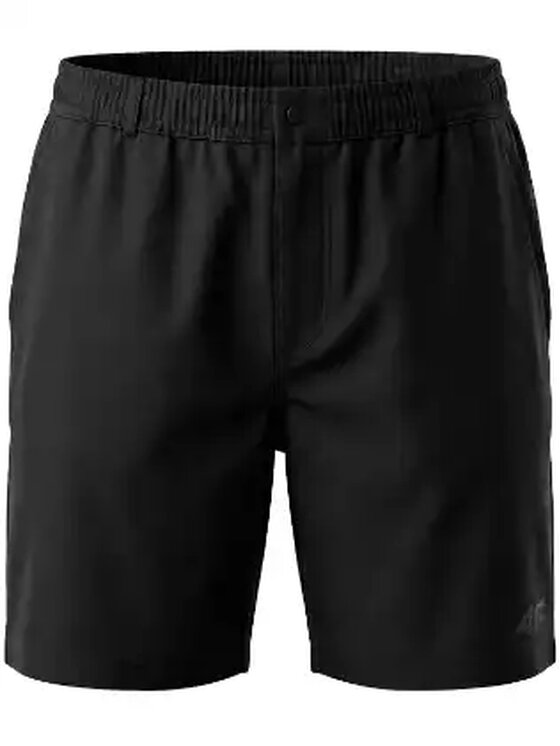 4F 4F Szorty materiałowe TSHOM0837-20 Czarny Regular Fit