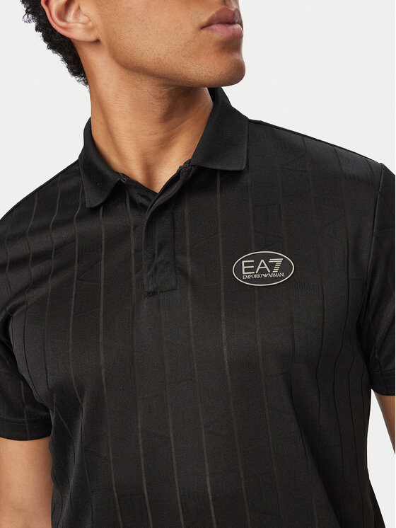 EA7 Emporio Armani EA7 Emporio Armani Polo 7M001287 AF22277 Czarny Regular Fit