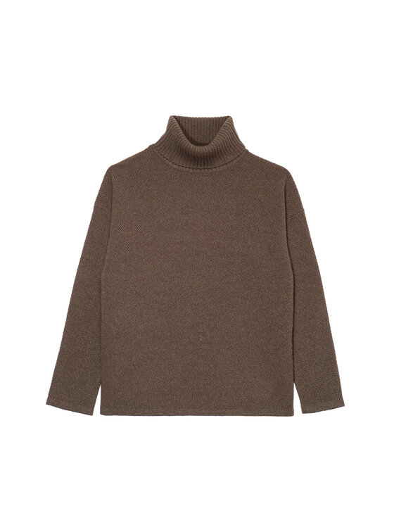 B SIDES B SIDES Golf MERINO Beżowy Regular Fit