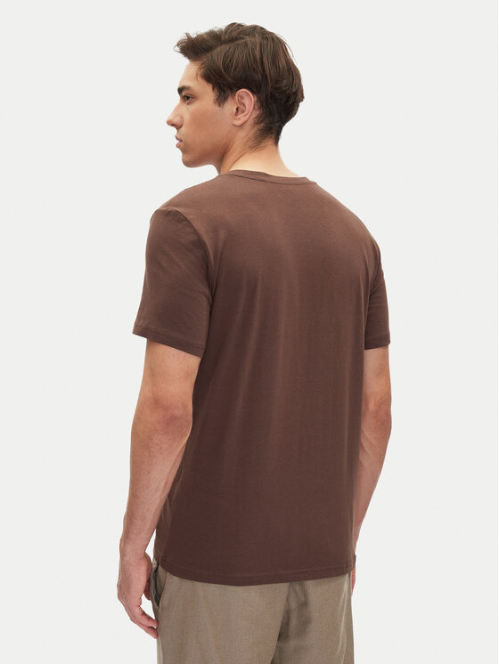 Mustang Mustang T-Shirt Austin 1016279 Καφέ Regular Fit