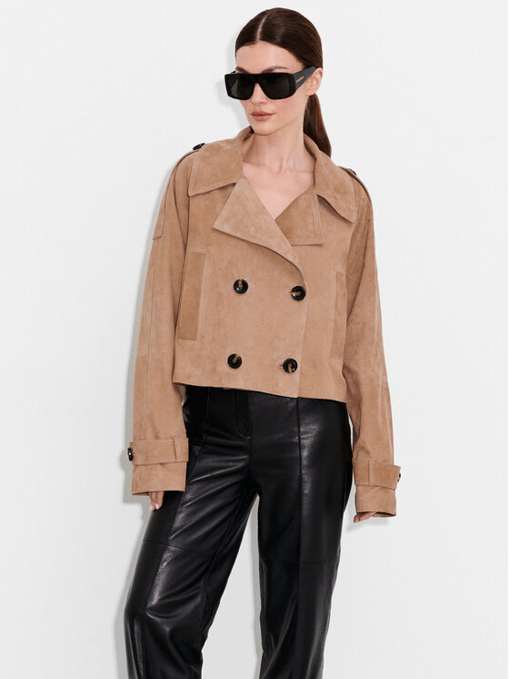 FAN LEATHER FAN LEATHER Kurtka skórzana JTLW876-50 Loose Fit