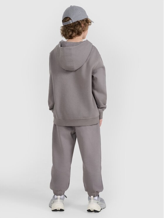 4F 4F Pantaloni da tuta 4FJRAW25TTROM1634-22S Nero Regular Fit