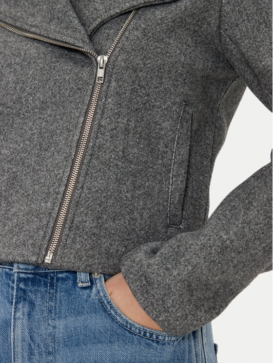JDY JDY Преходно яке Mellow 15339416 Сив Regular Fit
