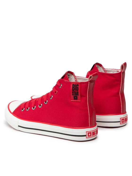 Big Star Shoes Big Star Shoes Tennised JJ274128 Punane