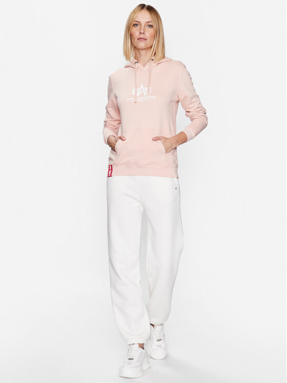Alpha Industries Alpha Industries Majica dugih rukava New Basic 196032 Ružičasta Regular Fit