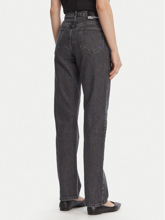 Karl Lagerfeld Jeans Karl Lagerfeld Jeans Jeansy A3W10003 Szary Straight Fit