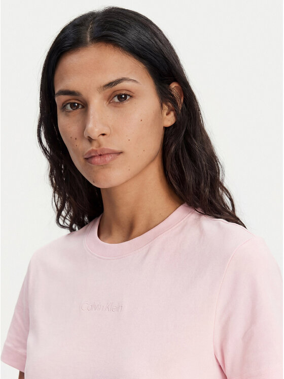 Calvin Klein Calvin Klein T-Shirt LV044C905G Różowy Regular Fit