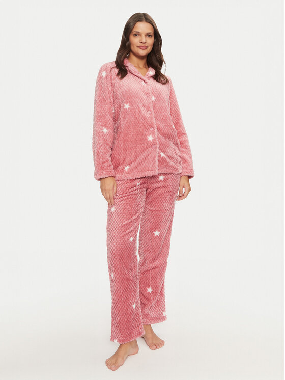 Selmark Pigiama P8776 Rosa Regular Fit, taglia : L