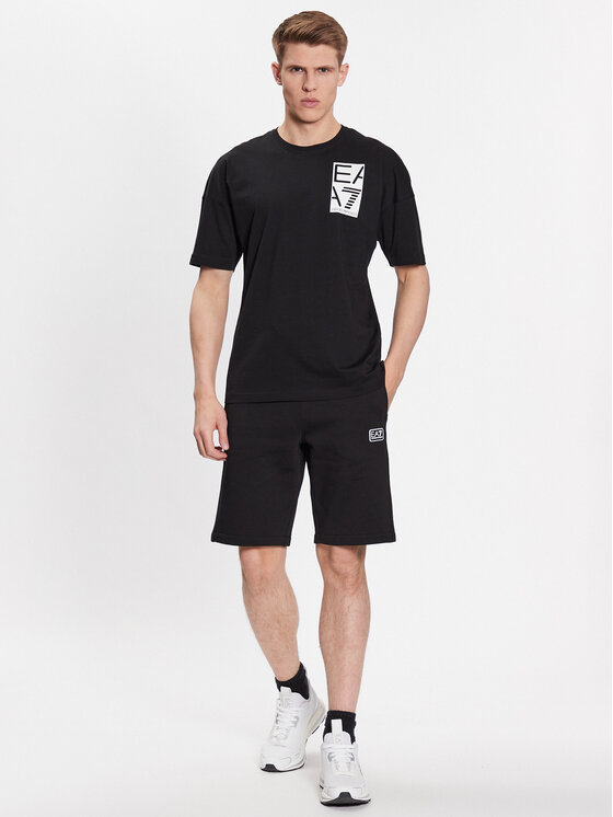 EA7 Emporio Armani EA7 Emporio Armani Majica 3RPT54 PJ7CZ 1200 Črna Regular Fit