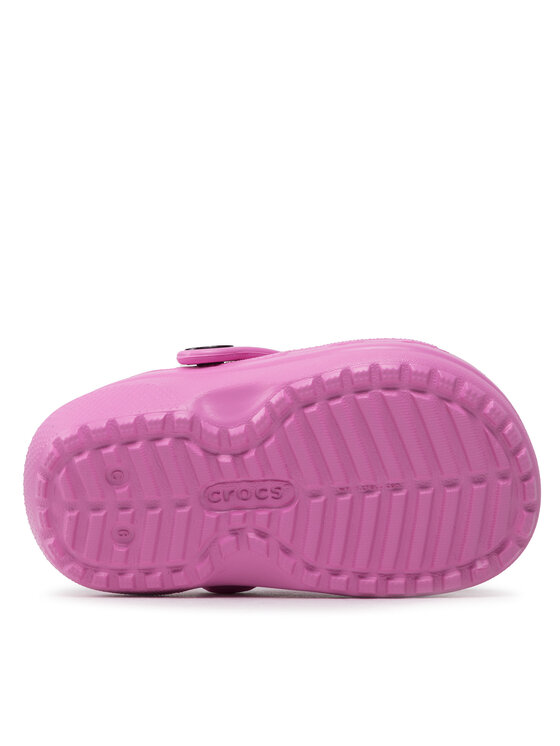 Crocs Crocs Pantoletten Classic Lined Clog T 207009 Rosa