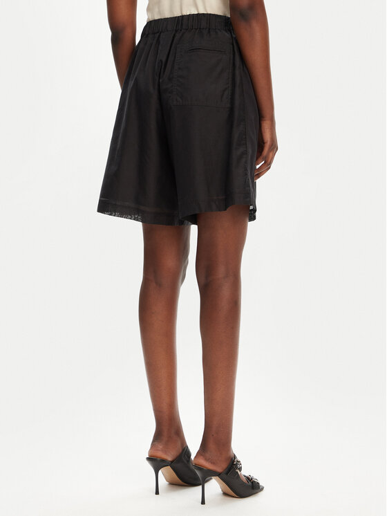 PINKO PINKO Bavlnené šortky Lewis 105243 A2M7 Čierna Regular Fit
