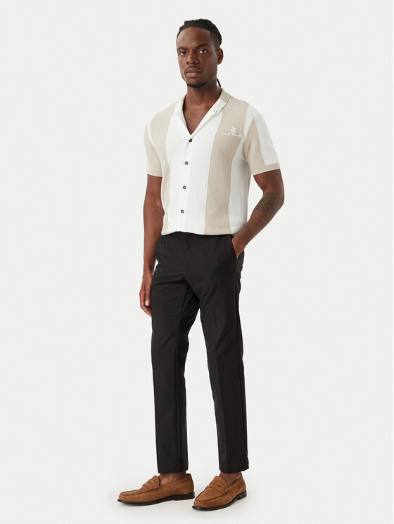 Beverly Hills Polo Club Beverly Hills Polo Club Риза M7613-HR Бял Regular Fit