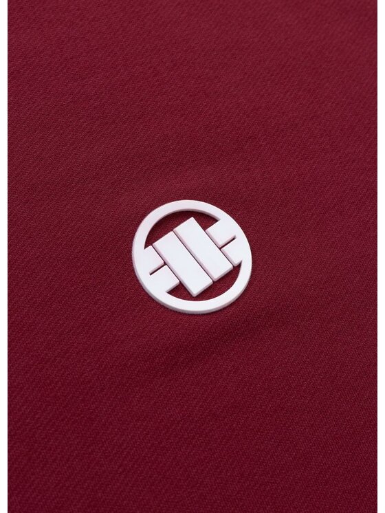 PITBULL PITBULL Bluza SMALL LOGO NUGGET Bordowy Regular Fit