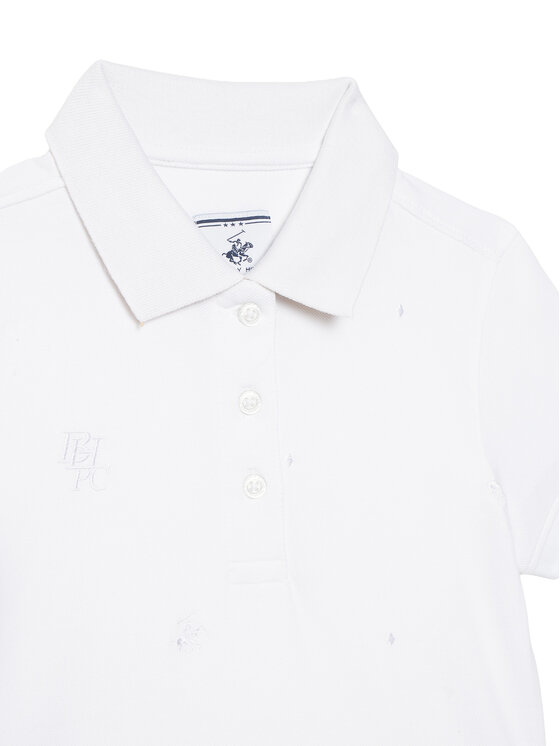 Beverly Hills Polo Club Beverly Hills Polo Club Polo G2555 Bijela Regular Fit