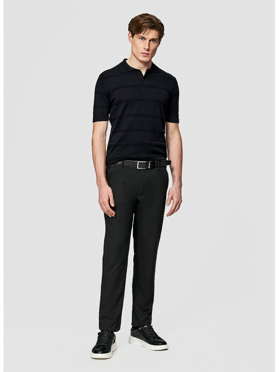 Pako Lorente Pako Lorente Polo P26SF-TX-009 Czarny Classic Fit