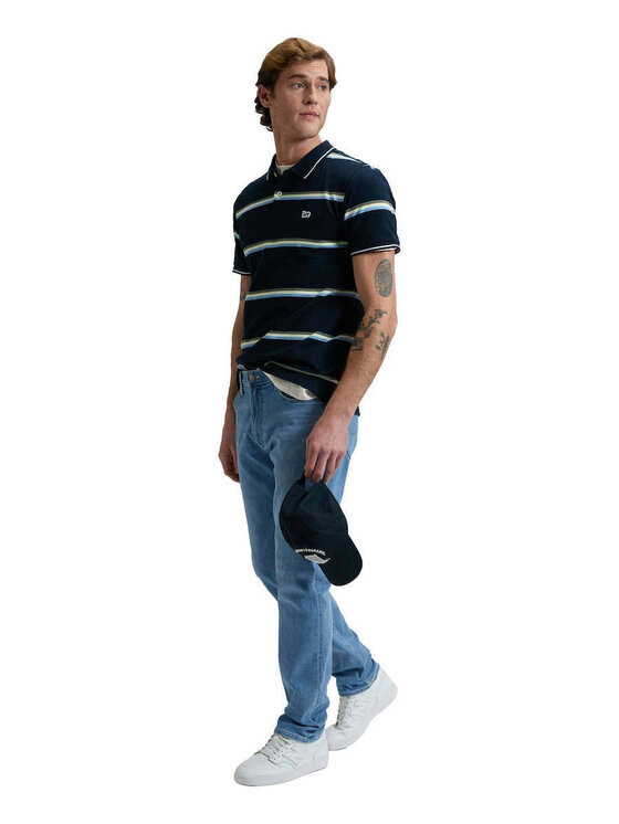 Lee Lee Jeansy DAREN Niebieski Straight Fit