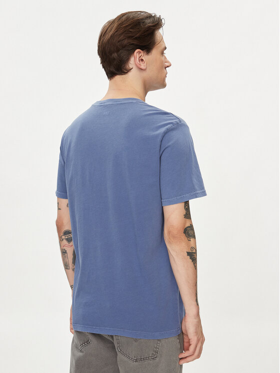 Lee Lee Tričko Wobbly 112349080 Modrá Regular Fit