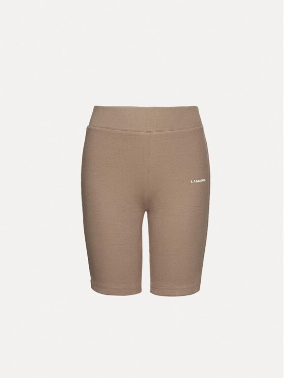La Mania La Mania Cyklistické šortky MIMEE Béžová Basic Fit