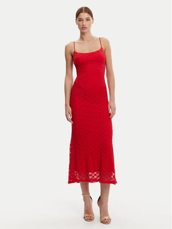 BARDOT BARDOT Sukienka koktajlowa 57998DB1 Czerwony Regular Fit