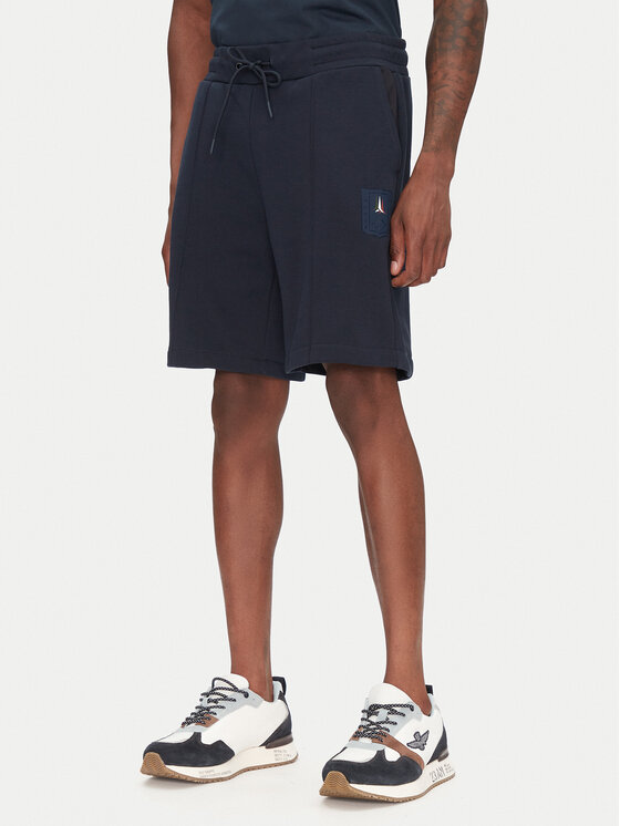Aeronautica Militare Aeronautica Militare Pantaloncini sportivi 251BF020F584 Blu scuro Regular Fit