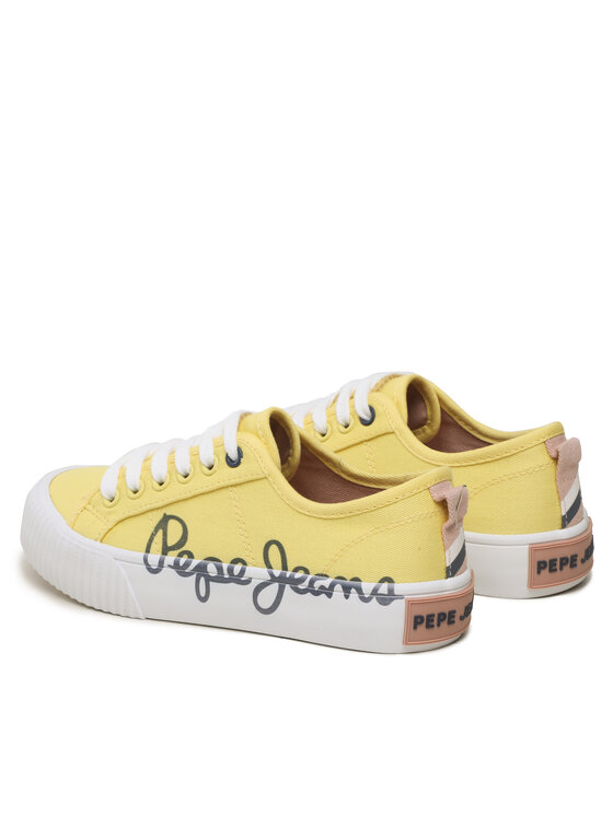 Pepe Jeans Pepe Jeans Tenisówki Ottis Log G PGS30577 Żółty