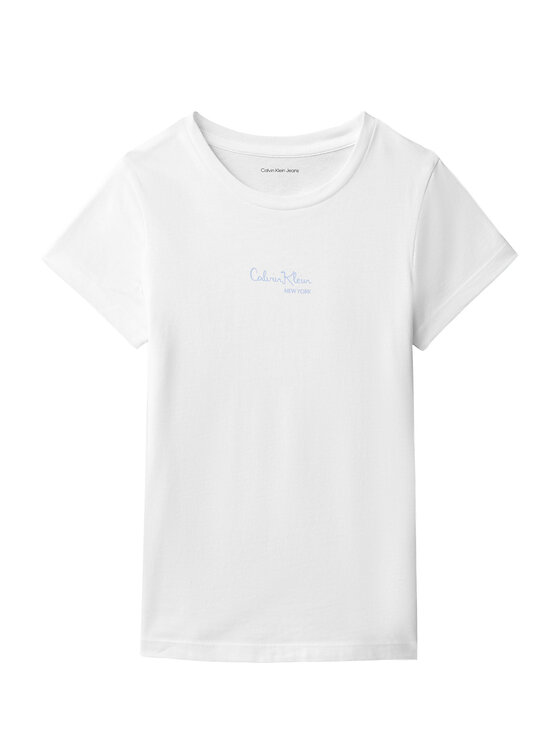 Calvin Klein Jeans Calvin Klein Jeans Tričko Signature IG0IG03061 Biela Regular Fit