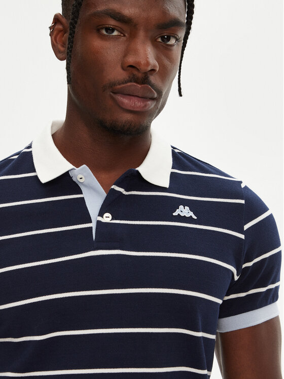 Robe di Kappa Robe di Kappa Poloshirt Masao 64131FW Dunkelblau Slim Fit