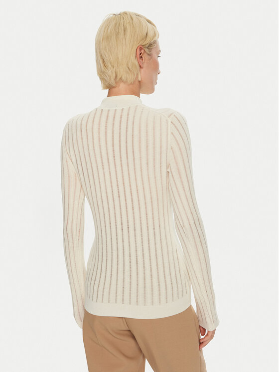 BOSS Boss Поло Fatirami 50523736 Екрю Slim Fit