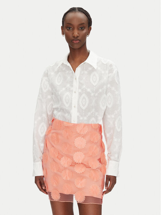 Bruuns Bazaar Bruuns Bazaar Ing Feodory BBW4508 Fehér Loose Fit