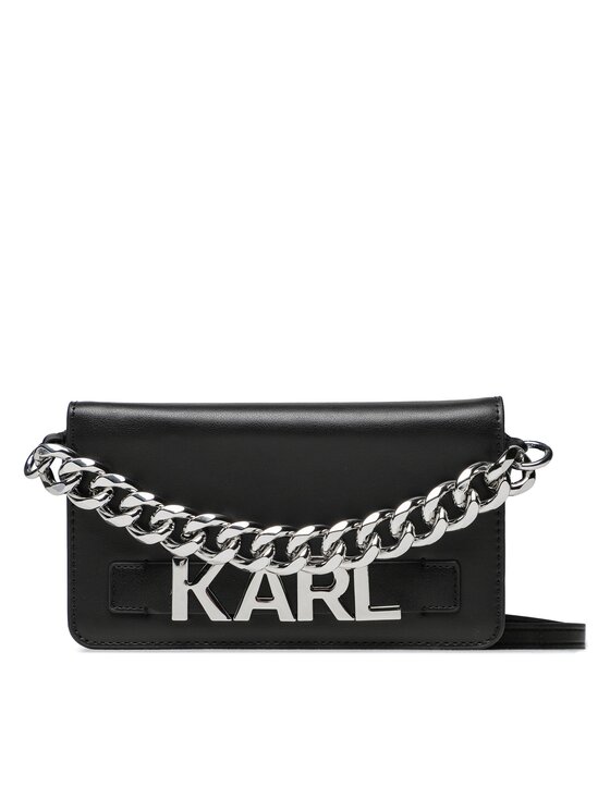 KARL LAGERFELD Taška na telefón 226W3913 Čierna