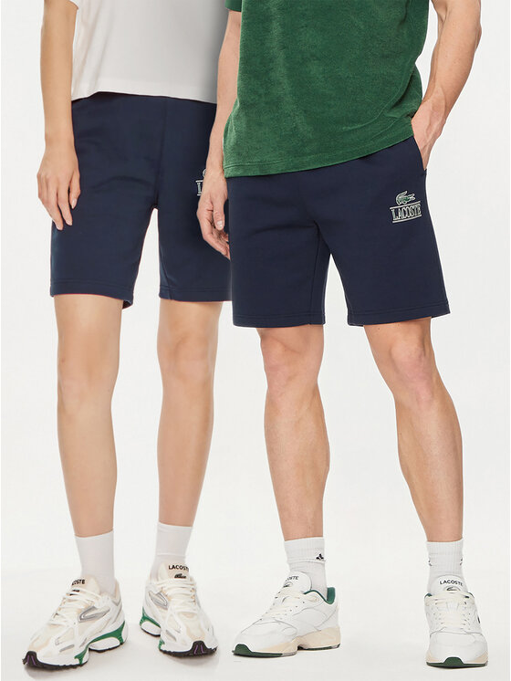 Lacoste Športové kraťasy GH1220 Tmavomodrá Regular Fit