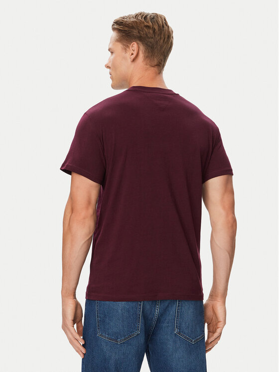 Tommy Jeans Tommy Jeans Marškinėliai DM0DM21780 Violetinė Regular Fit