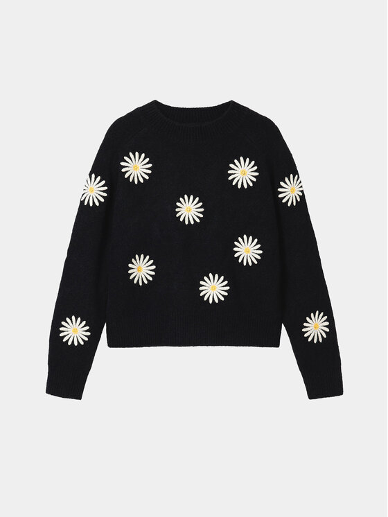 Desigual Desigual Sweater 23WGJF01 Fekete Regular Fit
