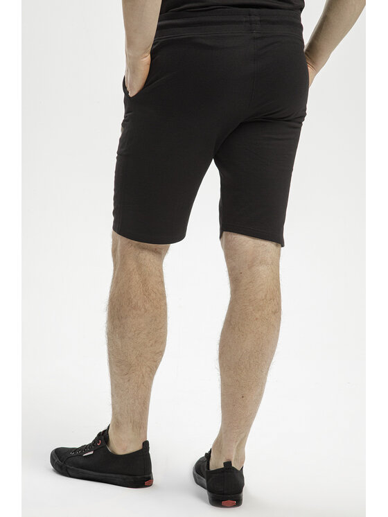 Cross Jeans Cross Jeans Szorty sportowe 49060-020 Czarny Regular Fit
