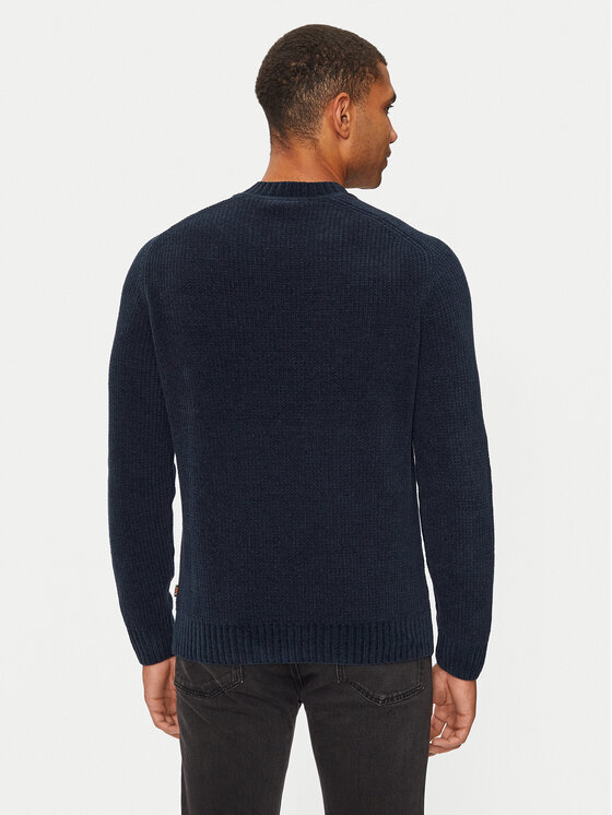 BOSS Boss Пуловер 50523568 Тъмносин Regular Fit