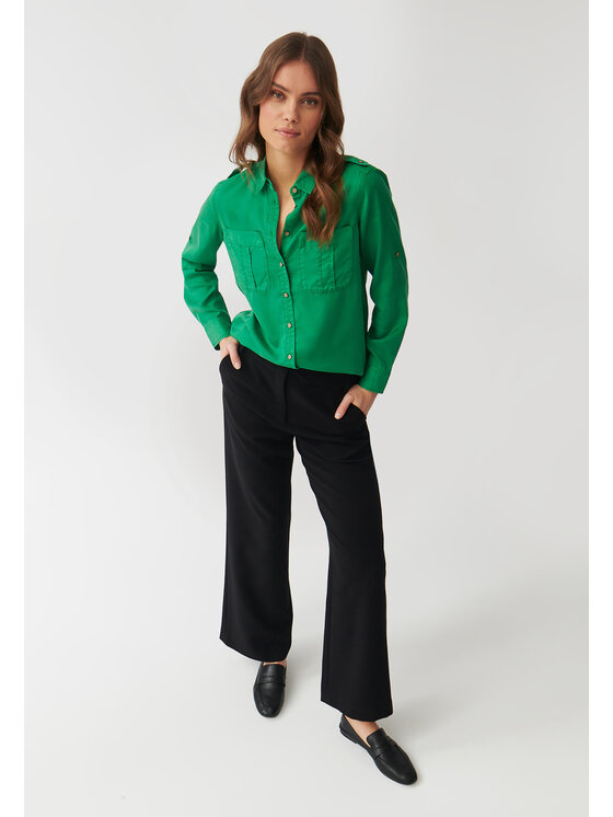 TATUUM TATUUM Koszula KORSANA Zielony Classic Fit
