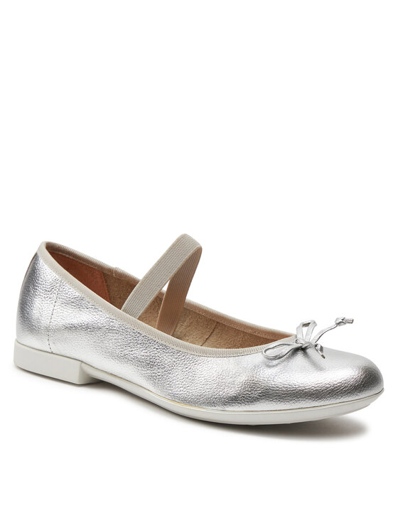 Geox Geox Baleríny Jr Plie' J4555D 00044 C1007 D Strieborná
