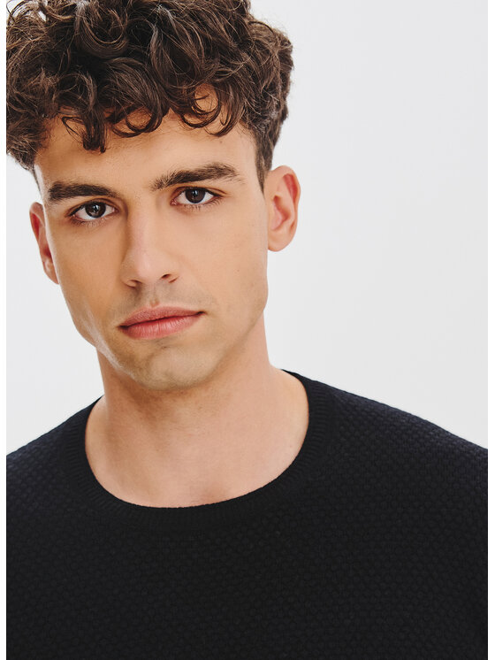 Pako Lorente Pako Lorente Sweter P25WF-2X-012 Czarny Classic Fit