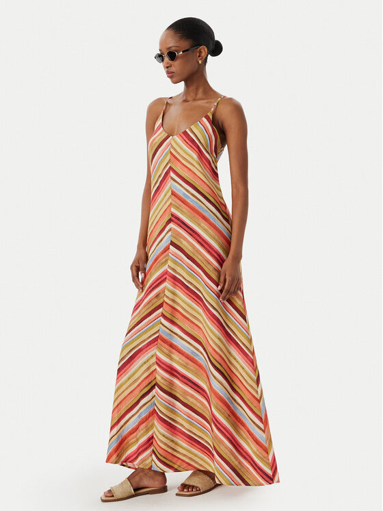 Vero Moda Vero Moda Vasarinė suknelė Ellie 10345251 Oranžinė Regular Fit