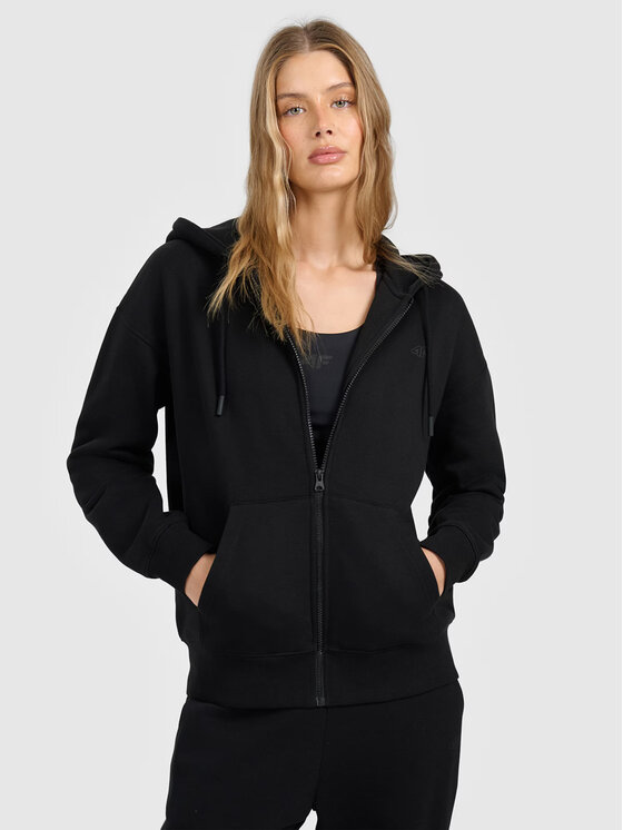 4F 4F Felpa 4FRMM00TSWSF2772-20S Nero Regular Fit