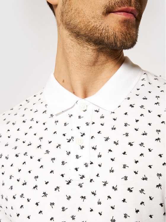 Polo Minimal 12182881 Bianco Regular Fit