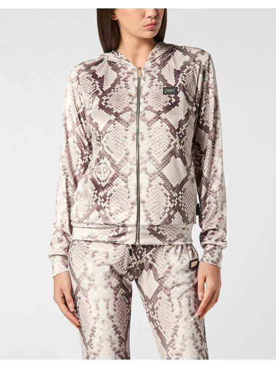 PHILIPP PLEIN PHILIPP PLEIN Bluza 27893 Beżowy Regular Fit