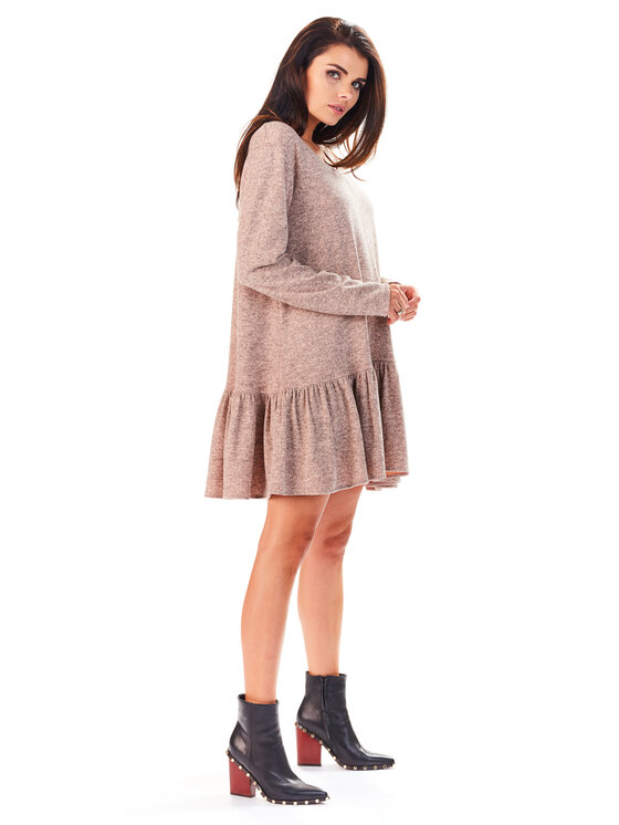 Awama Awama Vestito da giorno L056 Rosa Basic Fit