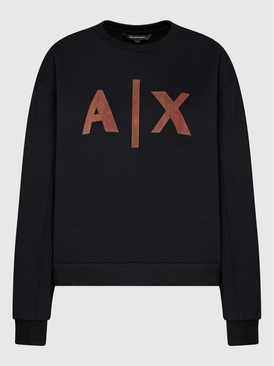 Armani Exchange Armani Exchange Bluza 3LYM79 YJ9UZ 1200 Czarny Regular Fit