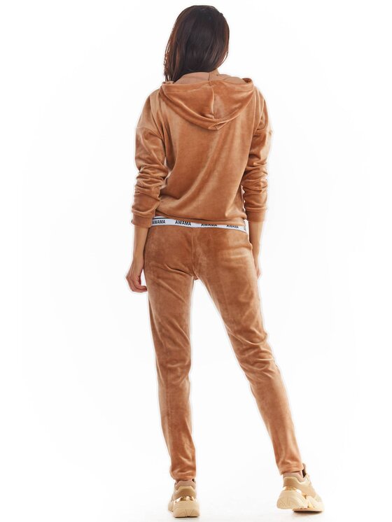 Awama Awama Mikina A371 Béžová Basic Fit