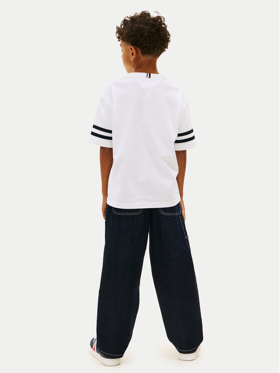 Tommy Hilfiger Tommy Hilfiger T-Shirt KB0KB10299 Λευκό Regular Fit