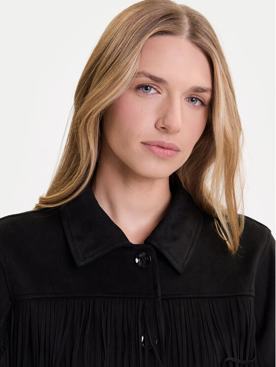 ONLY ONLY Geacă din imitație de piele Diane 15354896 Negru Regular Fit